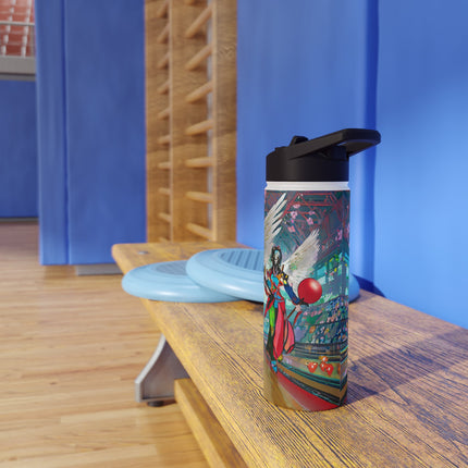 Samurai Robot Angels Stainless Steel Water Bottle