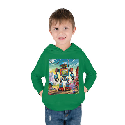 The Rusty Robot Toddler Pullover Fleece Hoodie