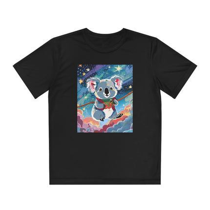 Cute Koala Youth Competitor Tee – Dreamy Skies & Whimsical Wonder