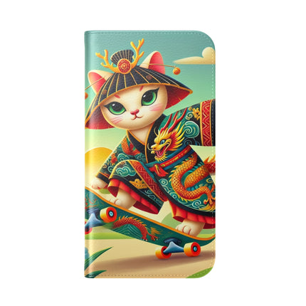 🛹🐉 Dragon Dance on Wheels Flip Case – Bold Adventure & Dynamic Grace