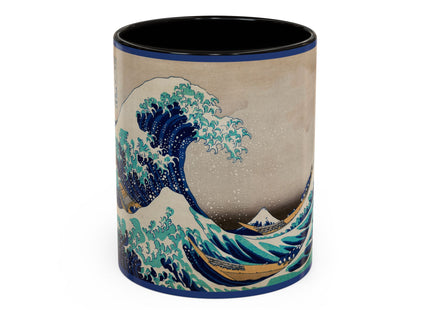 The Great Wave off Kanagawa by Katsushika Hokusai Colorful Mugs (11oz, 15oz)