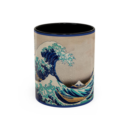 The Great Wave off Kanagawa by Katsushika Hokusai Colorful Mugs (11oz, 15oz)