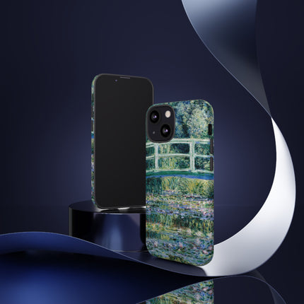 Water Lilies and Japanese Bridge by Claude Monet Phone Cases