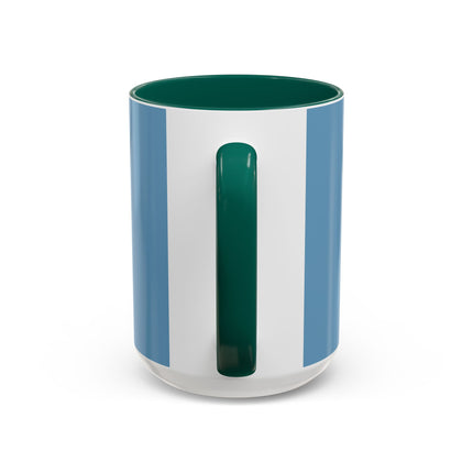 🎿❄️ The Winter Garden Skier Colorful Mug – Whimsical Holiday Fantasy