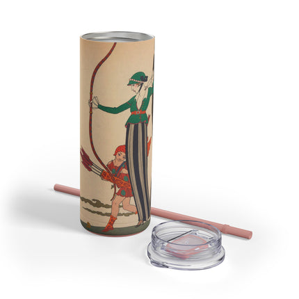 L'Arc Rouge by George Barbier Skinny Matte Tumbler, 20oz