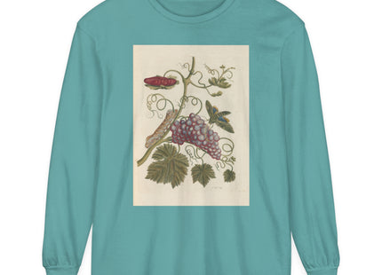 Botanical Pl.49 by Maria Sibylla Garment-dyed Long Sleeve T-Shirt