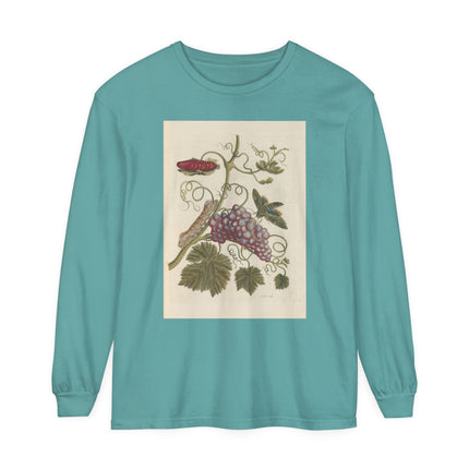 Botanical Pl.49 by Maria Sibylla Garment-dyed Long Sleeve T-Shirt
