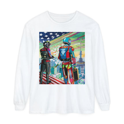 NSA Cyber Punk Computer Hacking Team Long Sleeve T-Shirt