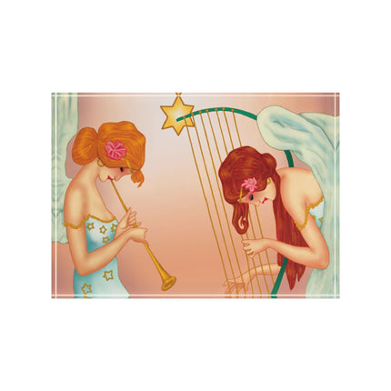 Heavenly Angel Duet Acrylic Art Block