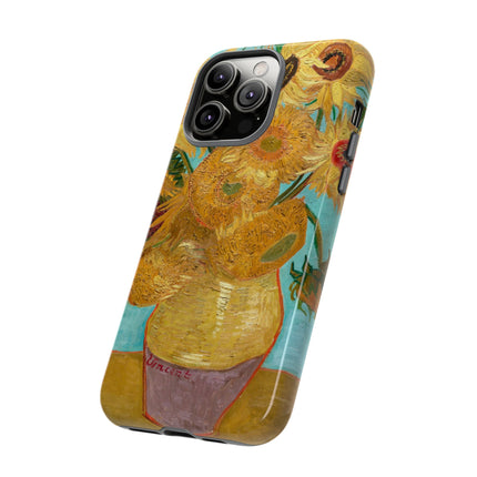 Vase with Twelve Sunflowers by Vincent Van Gogh Phone Cases