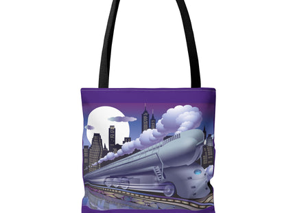 The Art Deco Bullet Train Tote Bag (AOP)