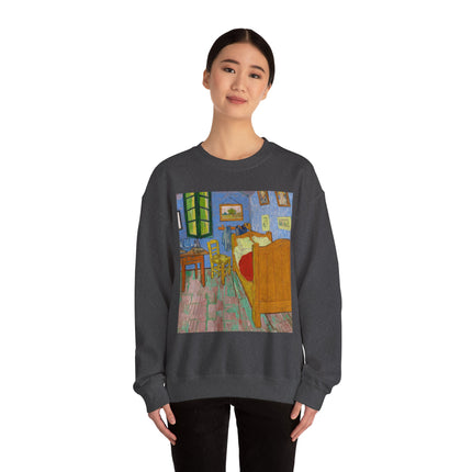 The Bedroom by Vincent van Gogh Heavy Blend™ Crewneck Sweatshirt