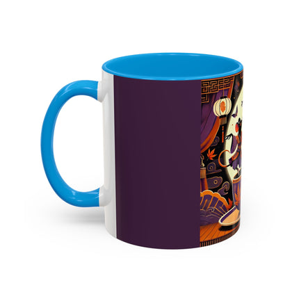 Theatrical Halloween Mice on Teacup Colorful Mugs (11oz, 15oz)