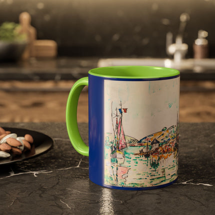 Concarneau by Paul Signac Colorful Mugs (11oz, 15oz)