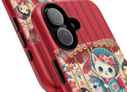 Geisha Kitten's Enchanted Carousel Phone Cases