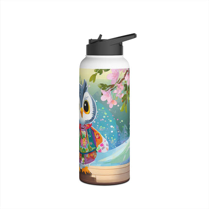 Baby Owl Stainless Steel Water Bottle