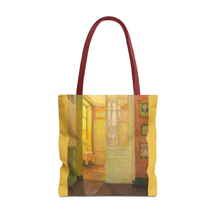 Interior, Window Light by Henri Le Sidaner Tote Bag (AOP)