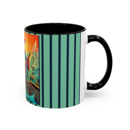 Skeleton Crew of the Misty Seas Colorful Mugs (11oz, 15oz)