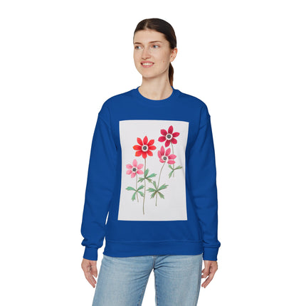 Anemoon, Anemone by Anselmus Boëtius de Boodt Heavy Blend™ Crewneck Sweatshirt