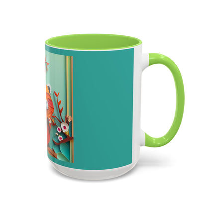 A Playful Red Panda Colorful Mugs (11oz, 15oz)