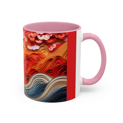 Vibrant Sunrise Sky Colorful Mugs (11oz, 15oz)
