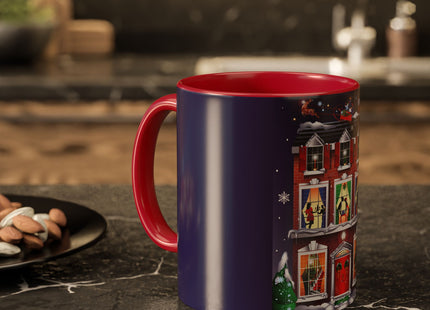 A Christmas Eve Celebration Colorful Mugs (11oz, 15oz)