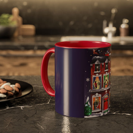 A Christmas Eve Celebration Colorful Mugs (11oz, 15oz)