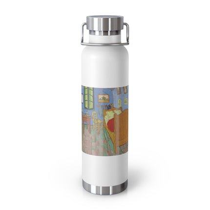 The Bedroom by Vincent van Gogh Copper Vacuum Insulated Bottle, 22oz