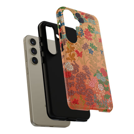 Ornamental Japanese Flower Pattern Phone Cases