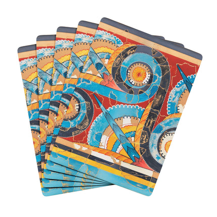Reproduction of S-Spiral Frieze by Emile Gilliéron Playing Cards