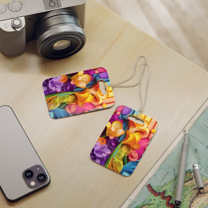 The Graceful Freesia Luggage Tags