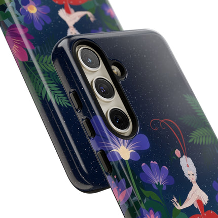 🌺✨ The Lady Of The Starlit Enchanted Garden Phone Case – Art Deco Floral Fantasy