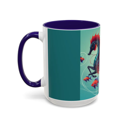 Mermaid & Sea Dragon Mug – Ocean Guardian & Mythic Beauty