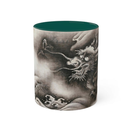 Japanese dragon by Yamada Dōa Colorful Mugs, 11oz