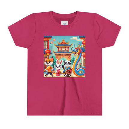 Lantern Street Dragon Parade Youth Short Sleeve Tee