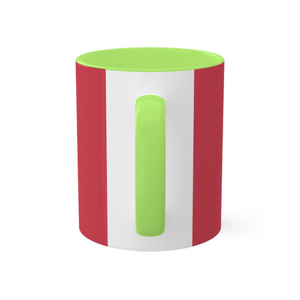 Wood for the Plum Tree by Tsukioka Yoshitoshi Colorful Mugs, 11oz