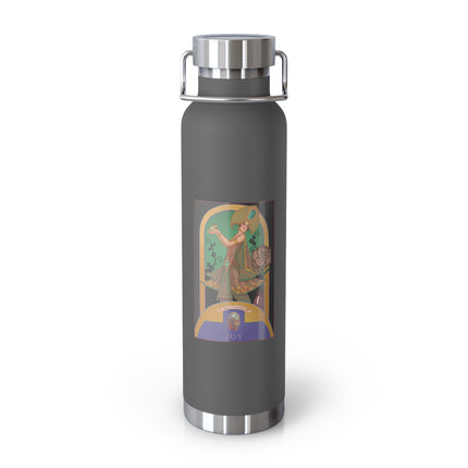 October & Opal, Tourmaline (from the Gem Series) by Sofia Chiostri Copper Vacuum Insulated Bottle, 22oz