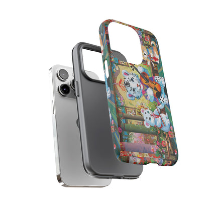 Melodies of the Snow Lion Cub Phone Cases