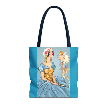 The Enchanting Painter: A Fairy's Artistic Touch Tote Bag (AOP)