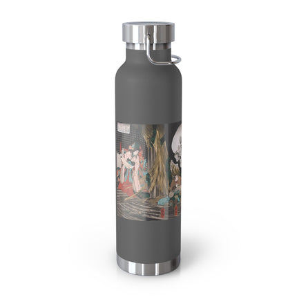 Mitsukuni Defying the Skeleton Spectre by Utagawa Kuniyoshi Copper Vacuum Insulated Bottle, 22oz