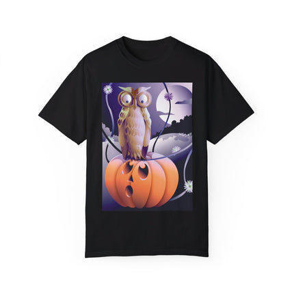 The Startled Pumpkin Unisex Garment-Dyed T-shirt