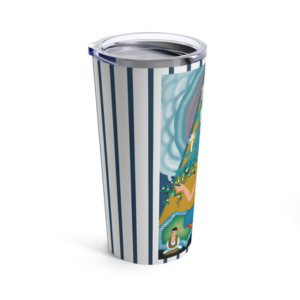 Art Deco Christmas Elegance Tumbler 20oz