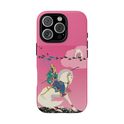 Samurai Princess on the White Steed Phone Case – Epic Grace & Mythic Power