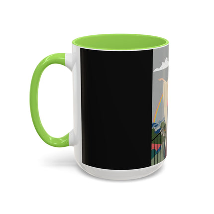 Rainbow Reverie Colorful Mugs – Elegant Renewal & Serene Beauty
