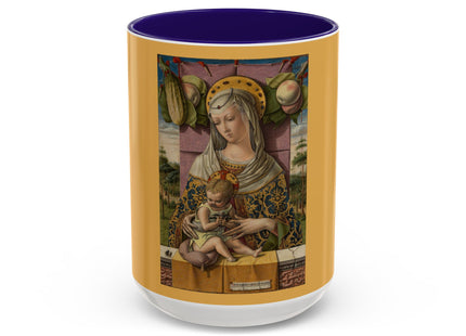Madonna and Child by Carlo Crivelli Colorful Mugs (11oz, 15oz)