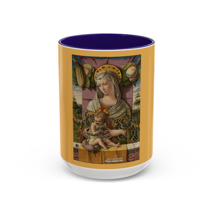 Madonna and Child by Carlo Crivelli Colorful Mugs (11oz, 15oz)