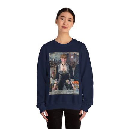 A Bar at the Folies-Bergère by Edouard Manet Heavy Blend™ Crewneck Sweatshirt