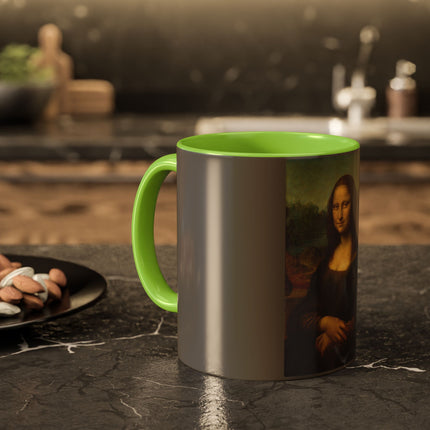 Mona Lisa by Leonardo da Vinci Colorful Mugs (11oz, 15oz)
