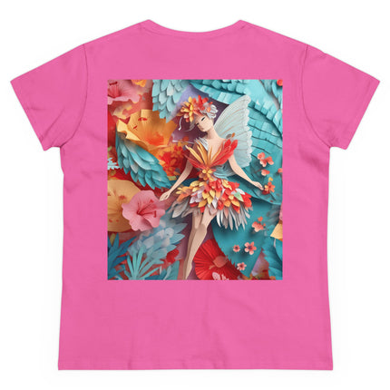 Hibiscus Fairy Women's Midweight Cotton Tee
