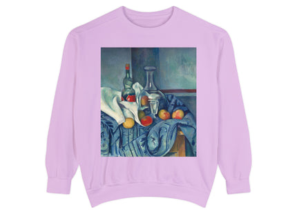 The Peppermint Bottle by Paul Cézanne Unisex Garment-Dyed Sweatshirt